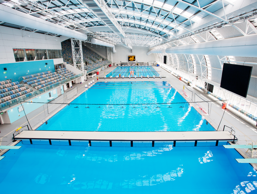Large indoor 50 metre pool