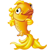 Graphic image of goldfish