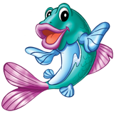 Graphic image of minnow fish